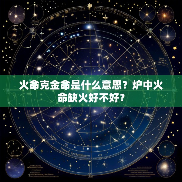 火命克金命是什么意思？炉中火命缺火好不好？