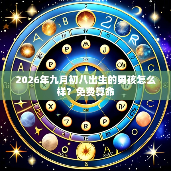 2026年九月初八出生的男孩怎么样?免费算命