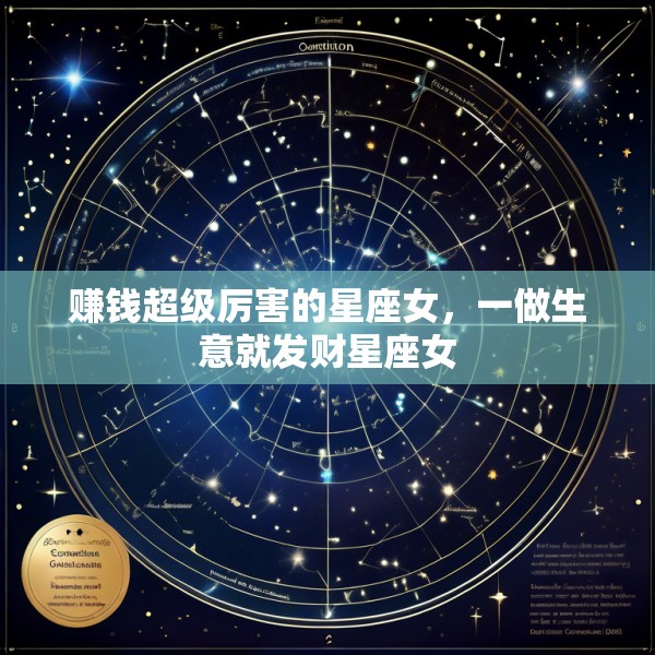 赚钱超级厉害的星座女,一做生意就发财星座女