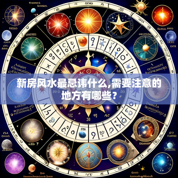新房风水最忌讳什么,需要注意的地方有哪些?