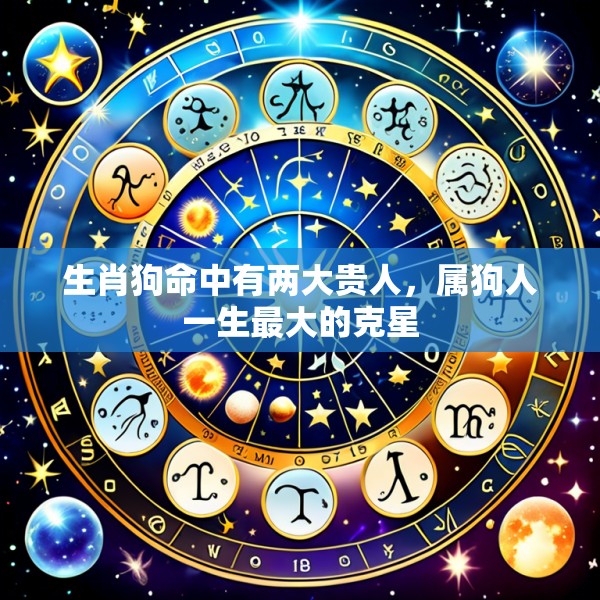 生肖狗命中有两大贵人，属狗人一生最大的克星