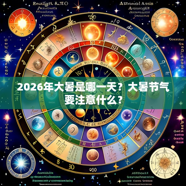 2026年大暑是哪一天？大暑节气要注意什么？