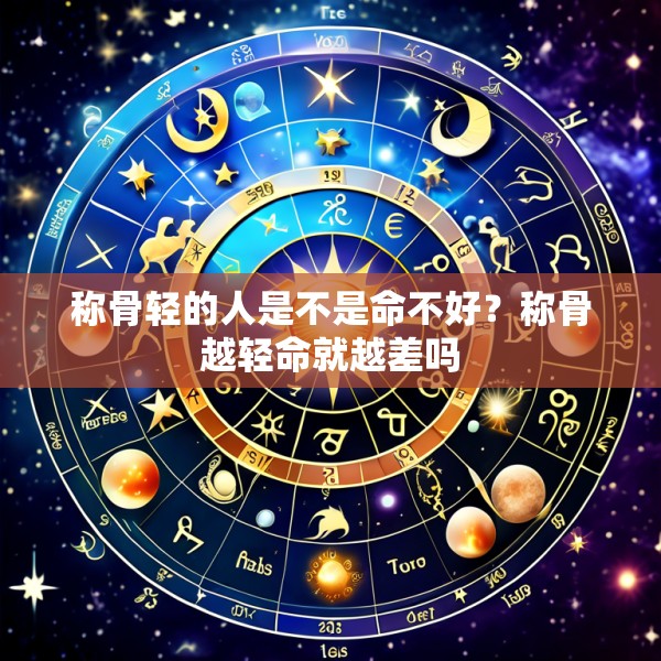 称骨轻的人是不是命不好?称骨越轻命就越差吗