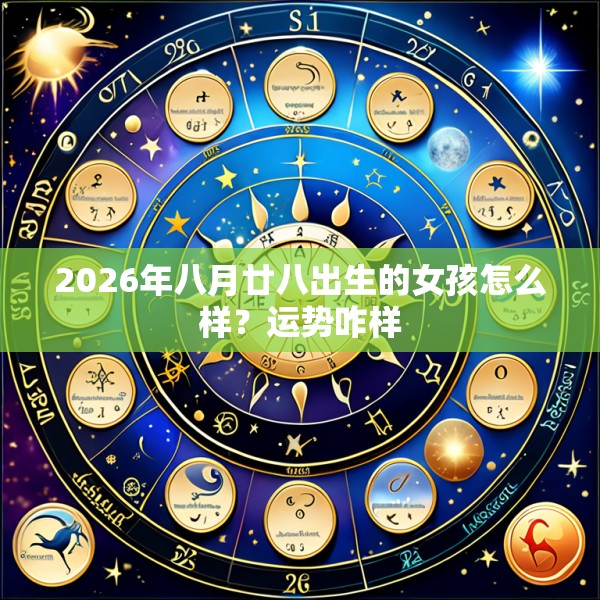 2026年八月廿八出生的女孩怎么样？运势咋样