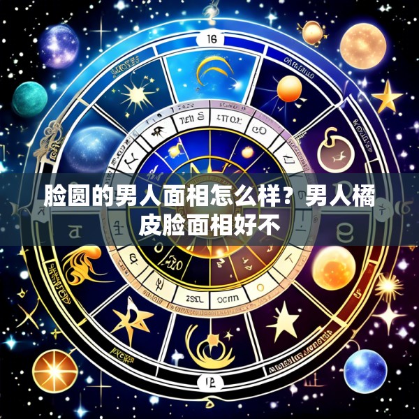 脸圆的男人面相怎么样？男人橘皮脸面相好不