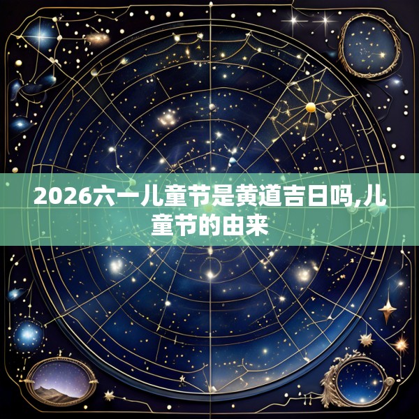 2026六一儿童节是黄道吉日吗,儿童节的由来
