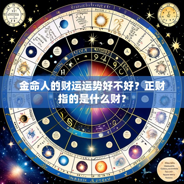 金命人的财运运势好不好？正财指的是什么财？