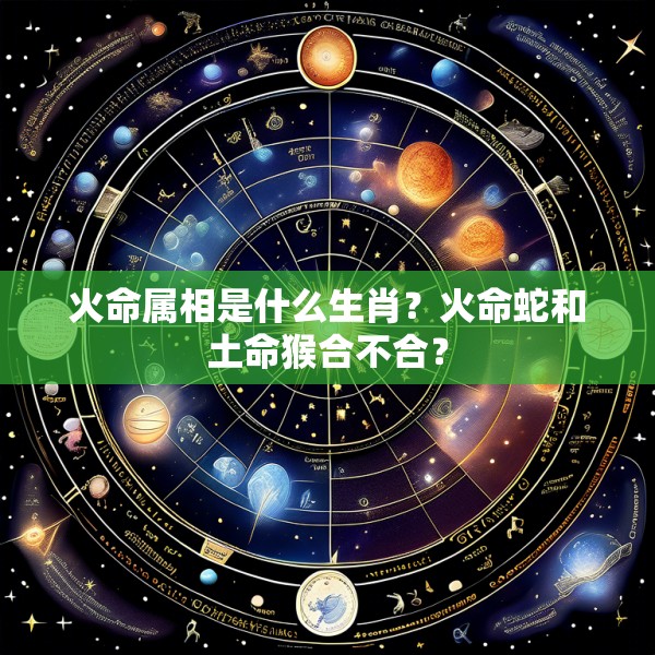 火命属相是什么生肖？火命蛇和土命猴合不合？