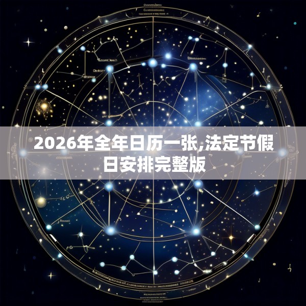 2026年全年日历一张,法定节假日安排完整版