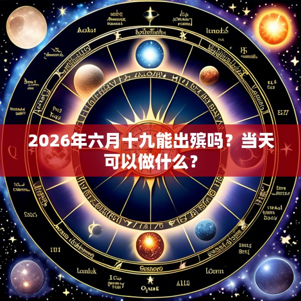 2026年六月十九能出殡吗？当天可以做什么？