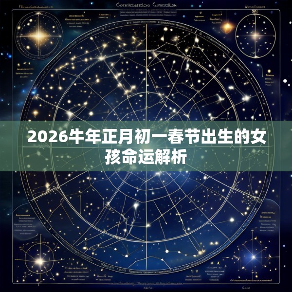 2026牛年正月初一春节出生的女孩命运解析