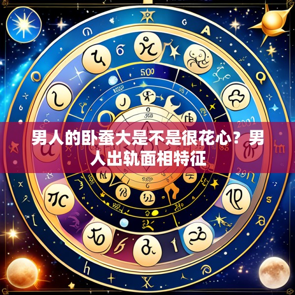 男人的卧蚕大是不是很花心?男人出轨面相特征