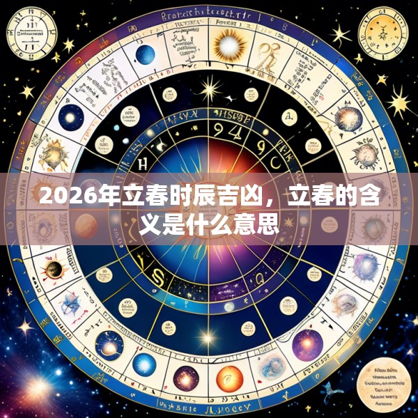 2026年立春时辰吉凶，立春的含义是什么意思