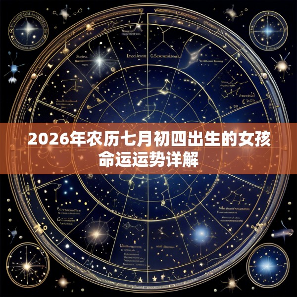 2026年农历七月初四出生的女孩命运运势详解