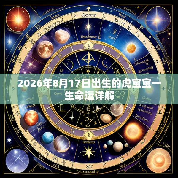 2026年8月17日出生的虎宝宝一生命运详解