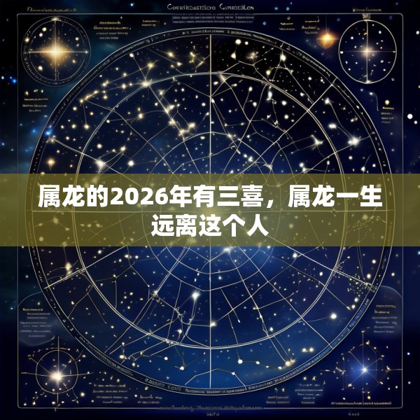 属龙的2026年有三喜，属龙一生远离这个人