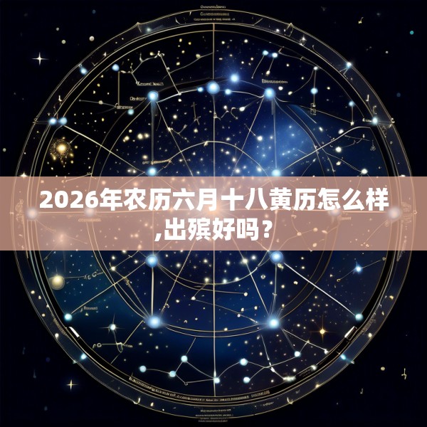 2026年农历六月十八黄历怎么样,出殡好吗?