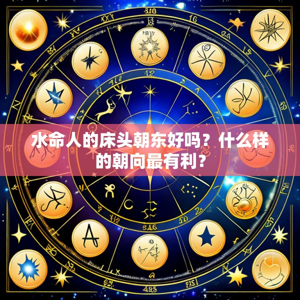 水命人的床头朝东好吗？什么样的朝向最有利？