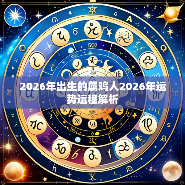 2026年出生的属鸡人2026年运势运程解析