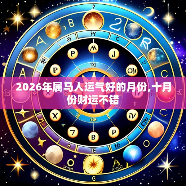 2026年属马人运气好的月份,十月份财运不错
