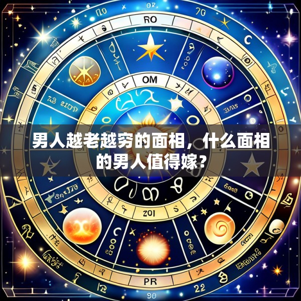 男人越老越穷的面相,什么面相的男人值得嫁?