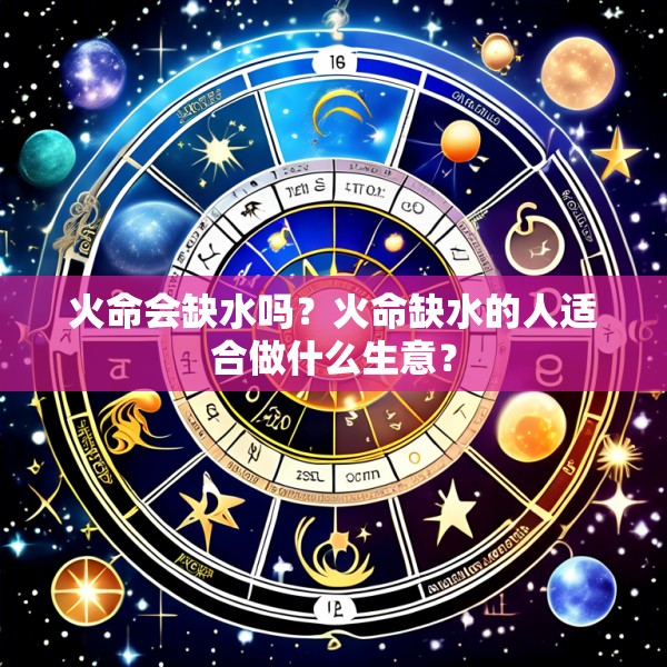 火命会缺水吗？火命缺水的人适合做什么生意？