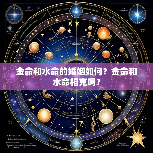 金命和水命的婚姻如何?金命和水命相克吗?