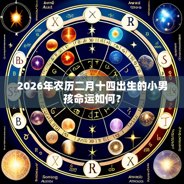 2026年农历二月十四出生的小男孩命运如何?