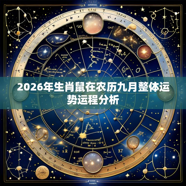 2026年生肖鼠在农历九月整体运势运程分析