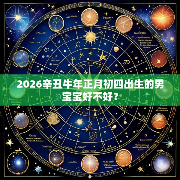 2026辛丑牛年正月初四出生的男宝宝好不好？