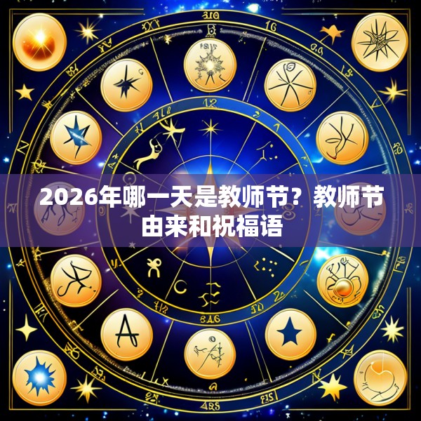 2026年哪一天是教师节？教师节由来和祝福语