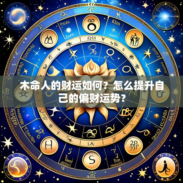 木命人的财运如何？怎么提升自己的偏财运势？