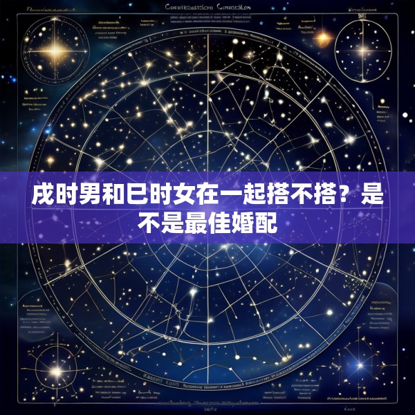 戌时男和巳时女在一起搭不搭？是不是最佳婚配