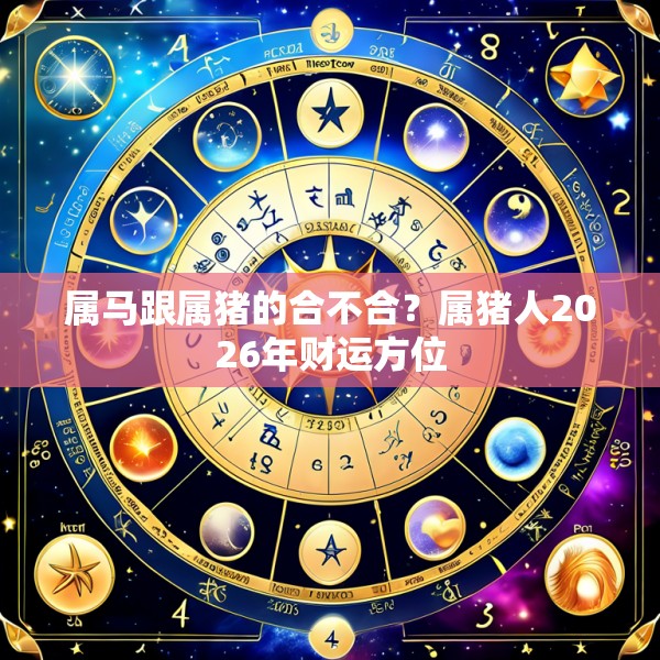 属马跟属猪的合不合？属猪人2026年财运方位