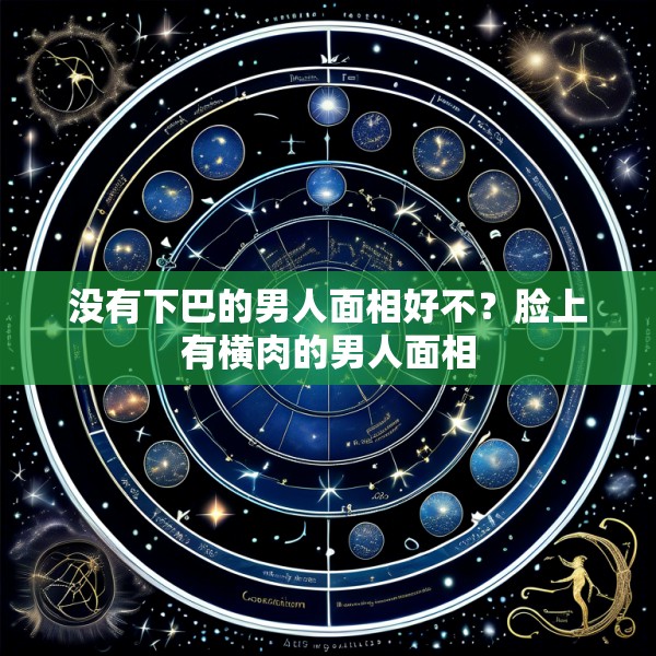 没有下巴的男人面相好不？脸上有横肉的男人面相