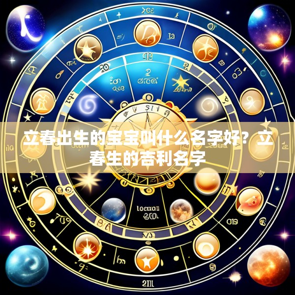 立春出生的宝宝叫什么名字好？立春生的吉利名字