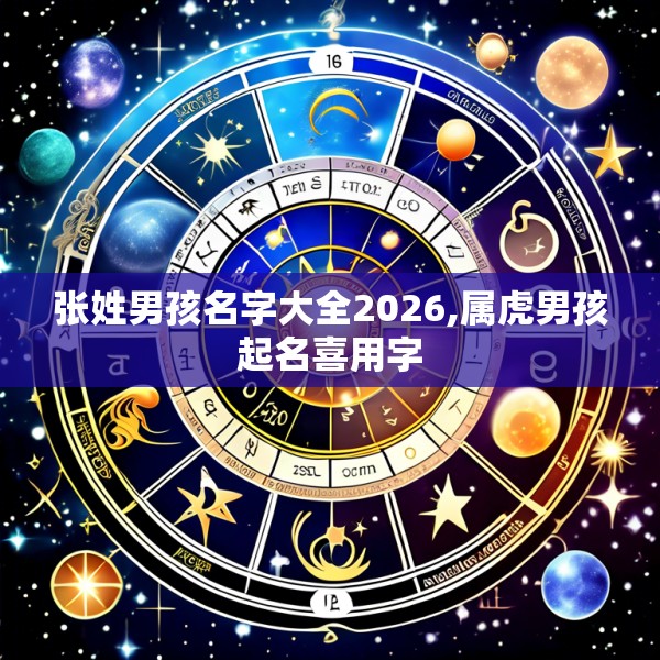张姓男孩名字大全2026,属虎男孩起名喜用字