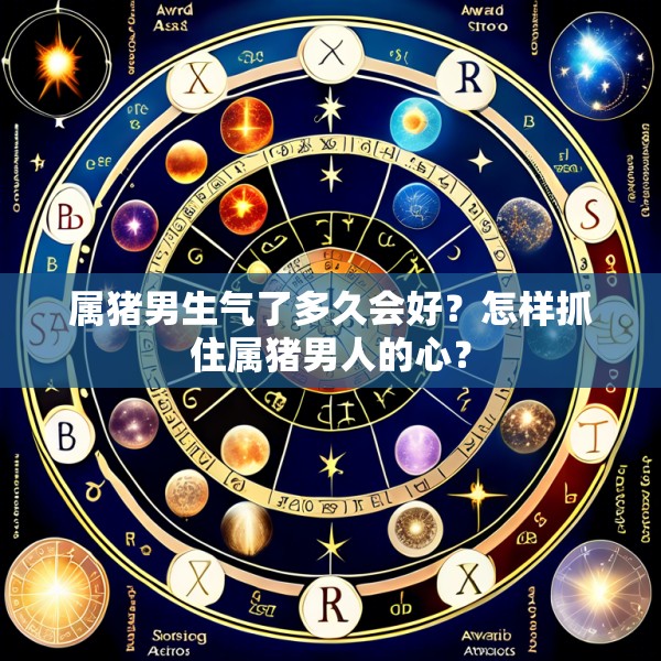 属猪男生气了多久会好?怎样抓住属猪男人的心?