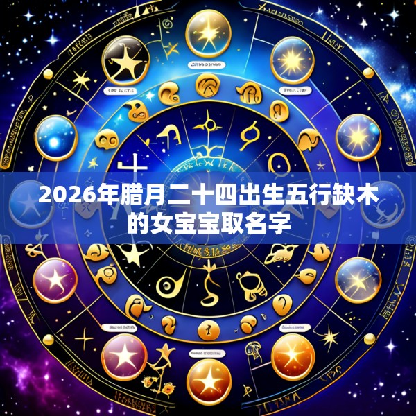 2026年腊月二十四出生五行缺木的女宝宝取名字