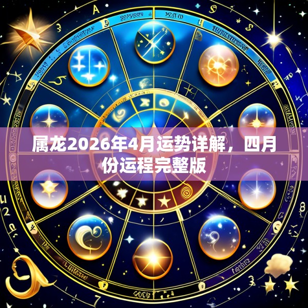 属龙2026年4月运势详解,四月份运程完整版