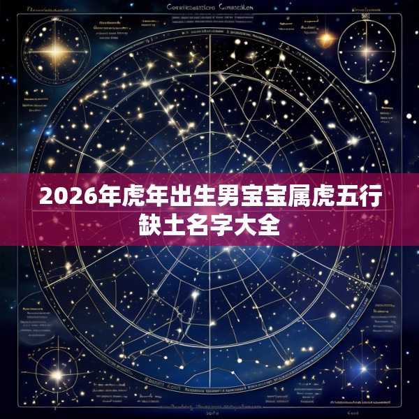 2026年虎年出生男宝宝属虎五行缺土名字大全