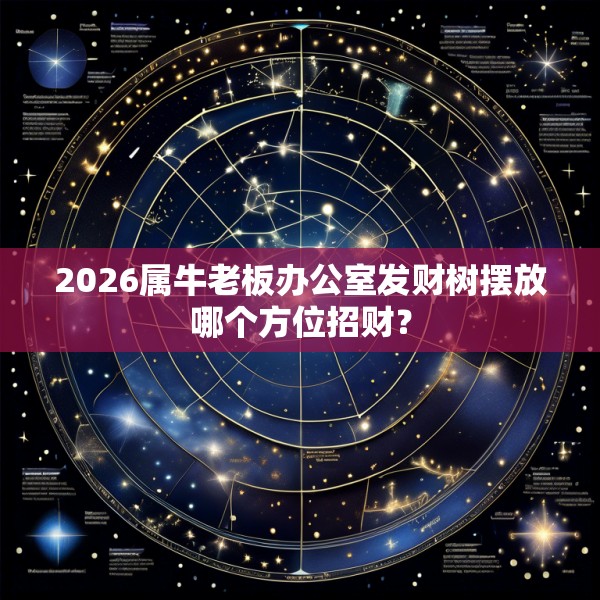 2026属牛老板办公室发财树摆放哪个方位招财？
