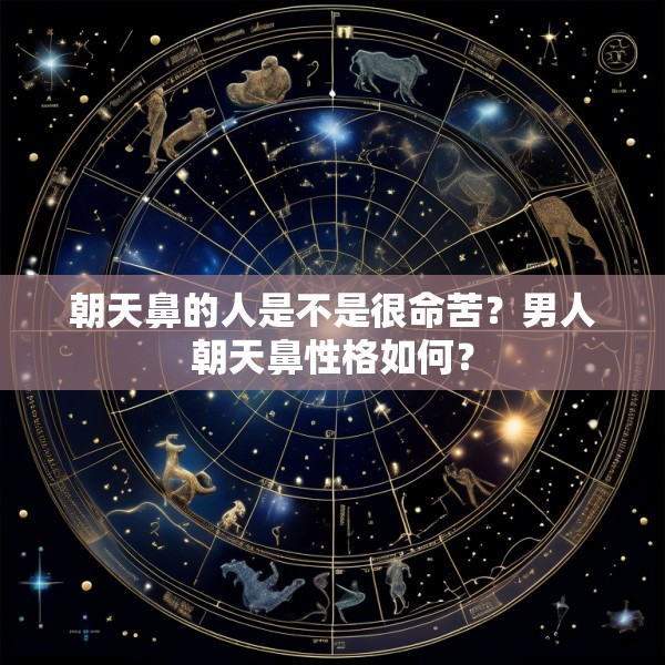 朝天鼻的人是不是很命苦?男人朝天鼻性格如何?