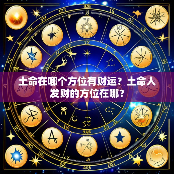 土命在哪个方位有财运？土命人发财的方位在哪？