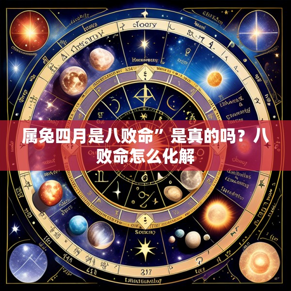 属兔四月是八败命”是真的吗？八败命怎么化解
