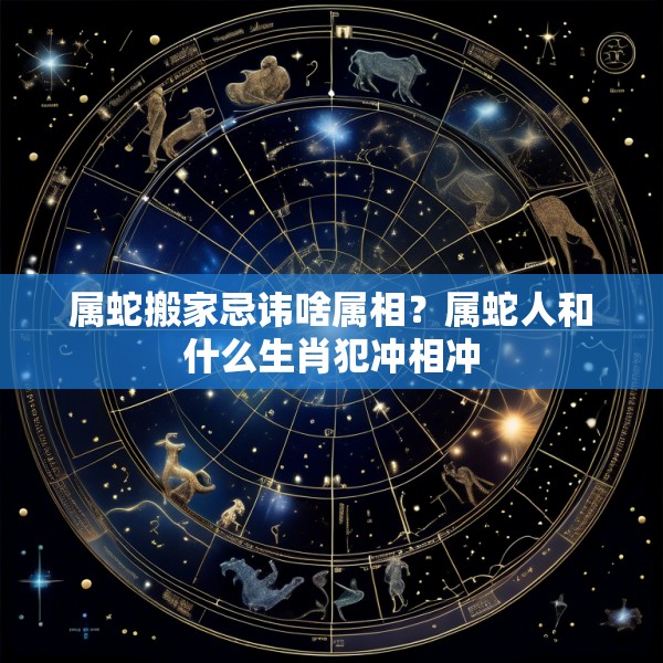 属蛇搬家忌讳啥属相?属蛇人和什么生肖犯冲相冲