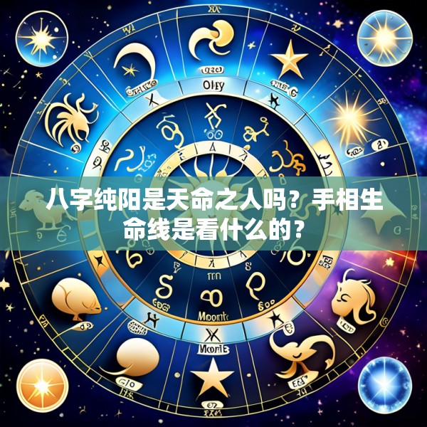 八字纯阳是天命之人吗?手相生命线是看什么的?