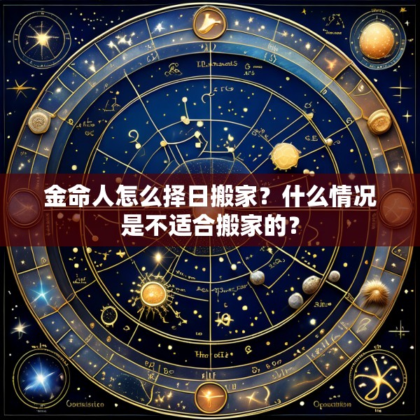 金命人怎么择日搬家?什么情况是不适合搬家的?