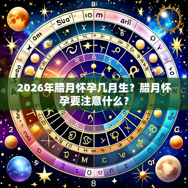 2026年腊月怀孕几月生？腊月怀孕要注意什么？
