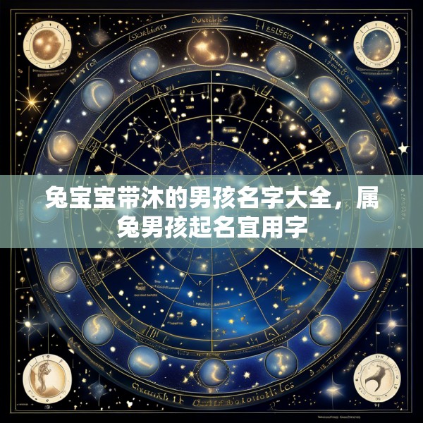 兔宝宝带沐的男孩名字大全，属兔男孩起名宜用字